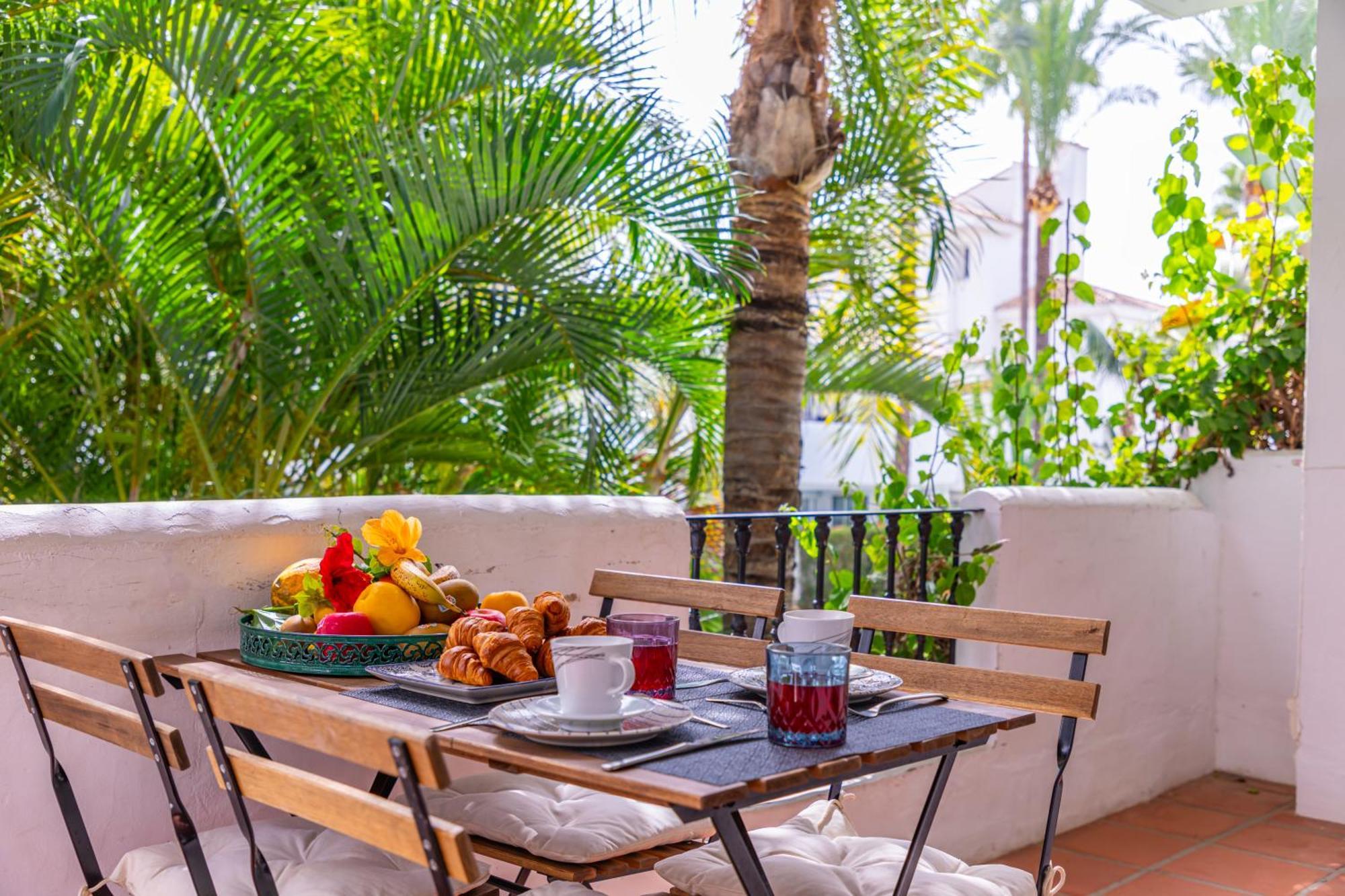 Ab Properties - Design Penthouse Marbella - Puerto Banus - Golden Mile - Pool And Tropical Garden View Exteriör bild